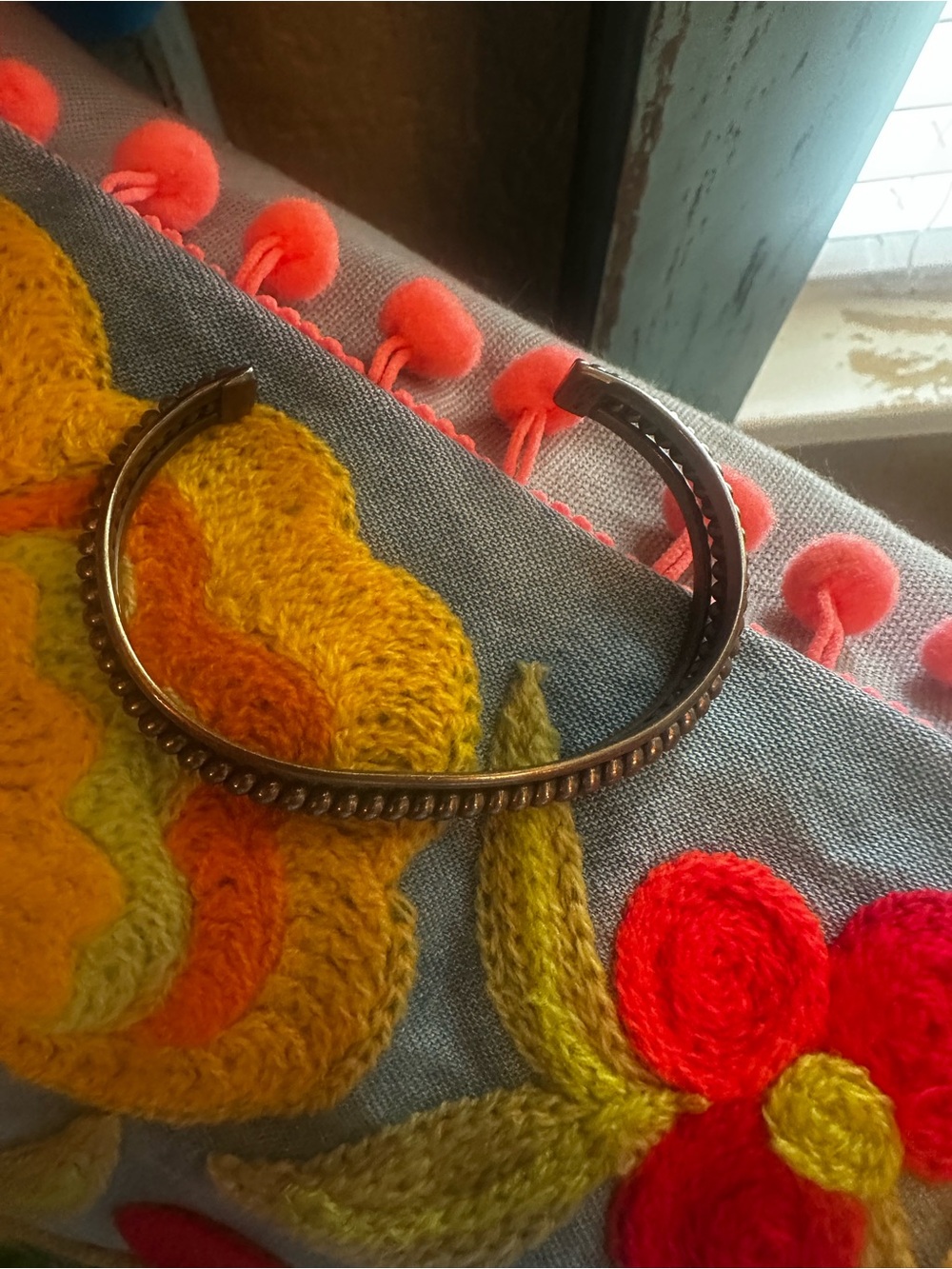 Sterling silver cuff
